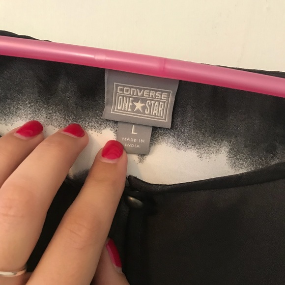 Black and white Converse blouse - Picture 2 of 4